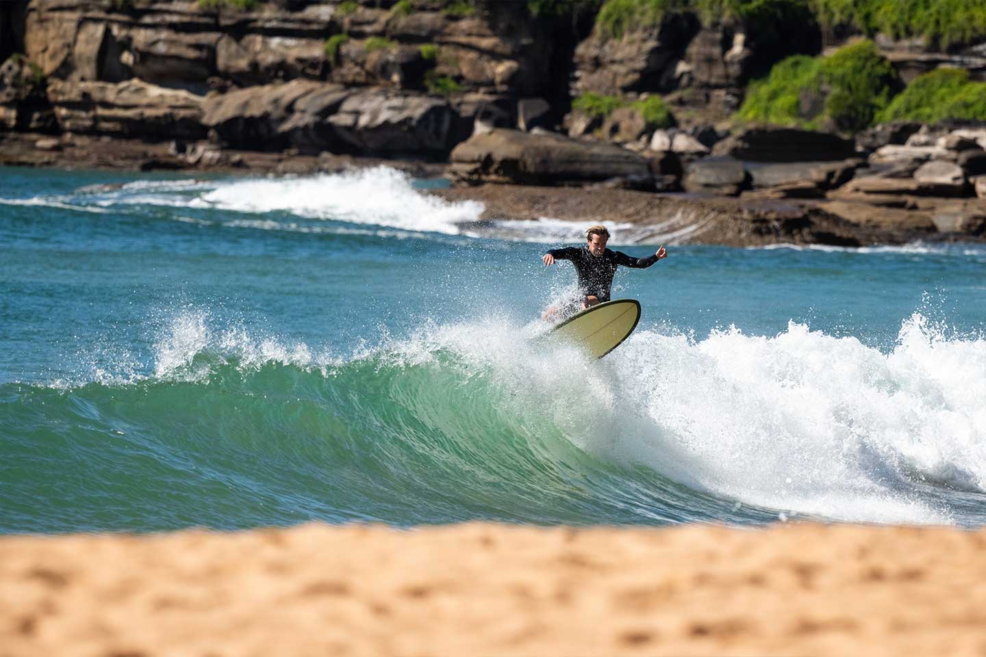 The Critical Slide Society Hermit midlength surfboard