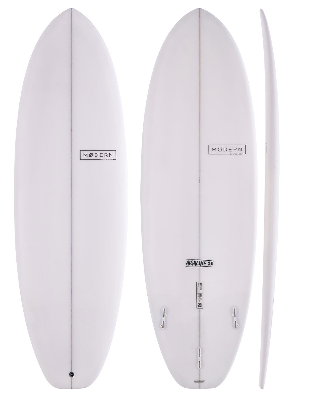 Modern Highline 2.0 white surfbaord