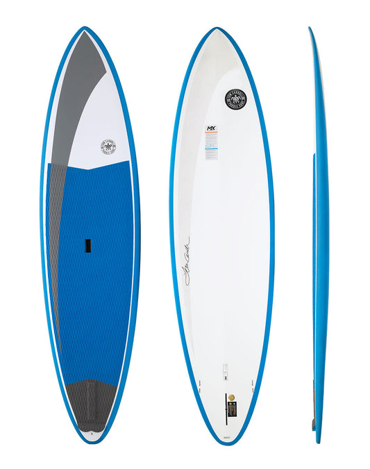 Tom Carroll Paddle Surf  Outer Reef - blue and white stand up paddleboard 