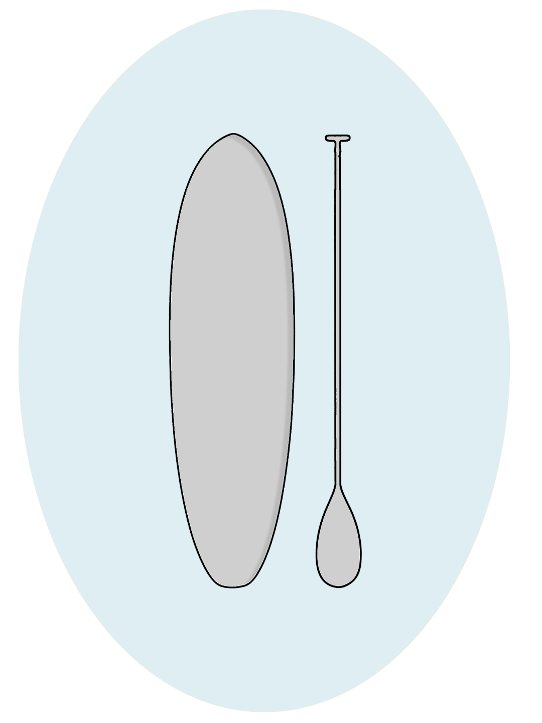 Trident stand up paddlebaord paddles