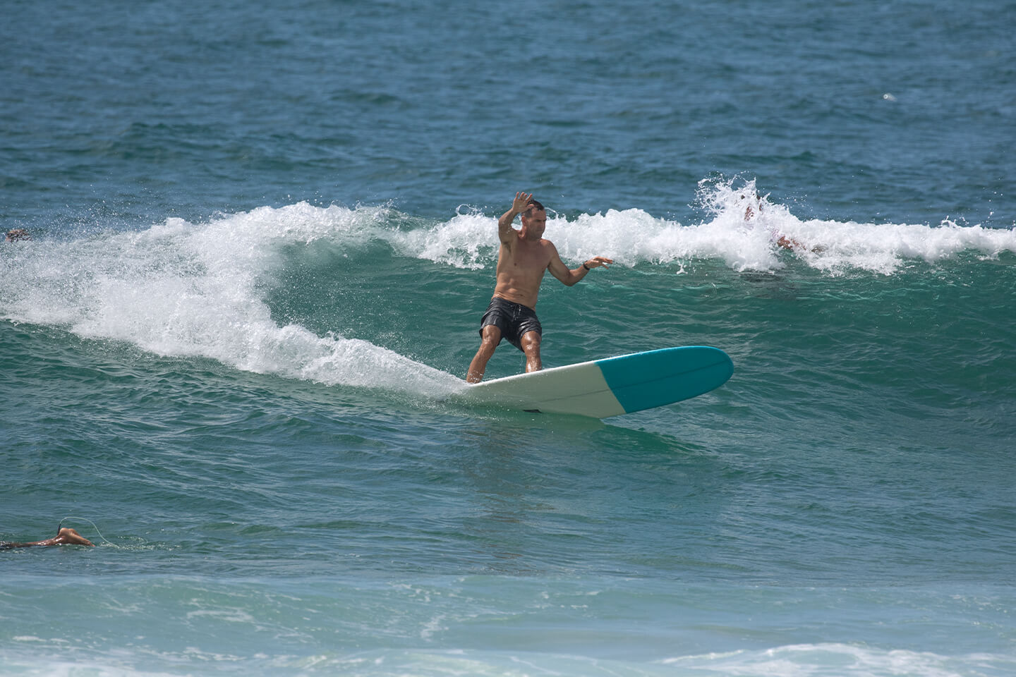 Creative Army Cruz longboard - white/blue