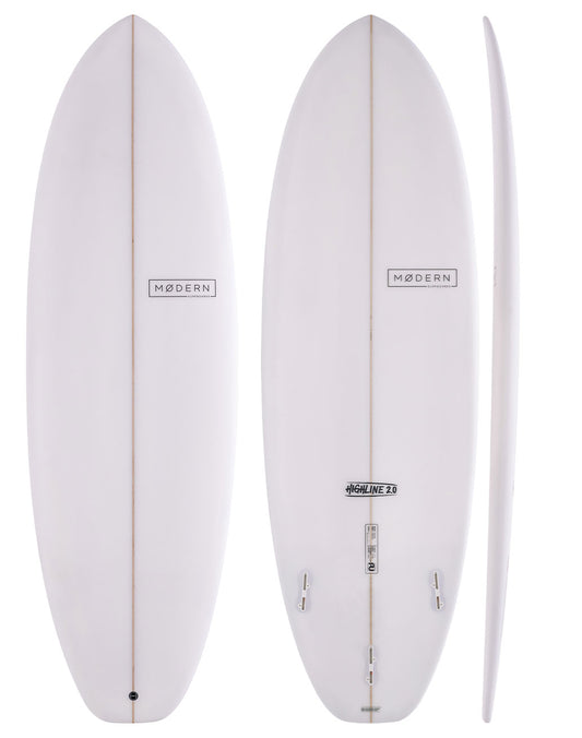 Modern Highline 2.0 white surfbaord