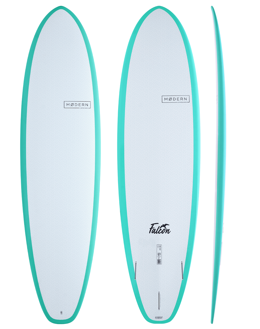 Modern surfboard Falcon - tmrw tech construction