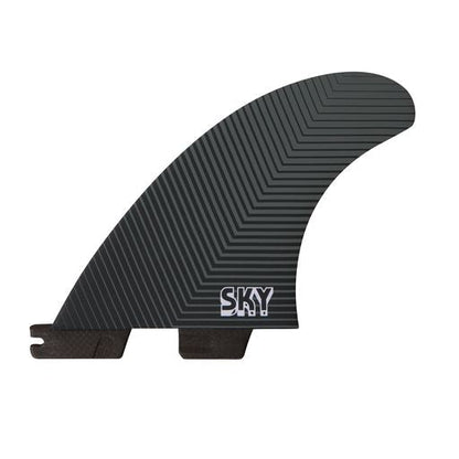 FCS II Sky Brown Tri Fins