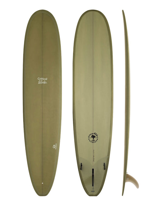 The Critical Slide Society Surfboards All Rounder - jade green colored longboard