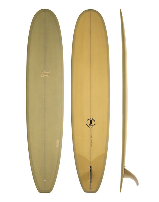 The Critical Slide Society Surfboards Logger Head - kiwi colored longboard