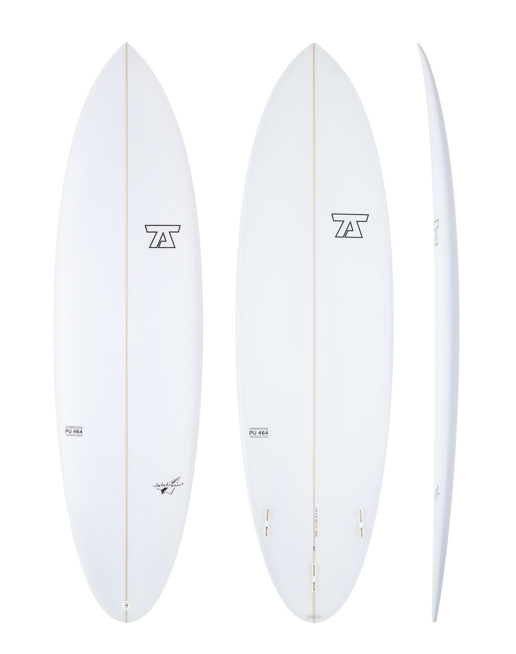 7S Jetstream - white surfboard