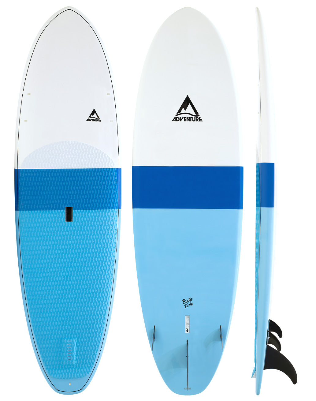 Adventure Paddleboarding Sixty Forty - two tone blue and white stand up paddleboard