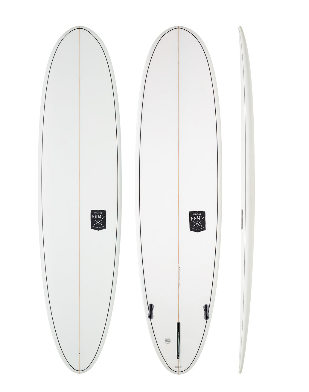 Creative Army Jumbo Jet - white longboard