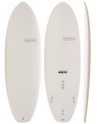Modern Surfboards Highline - white soft surfboard