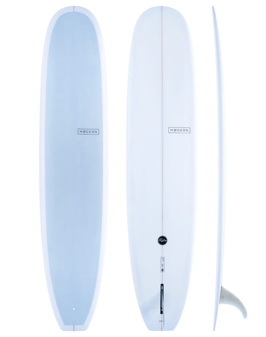 Modern Surfboards - Retro sky blue longboard