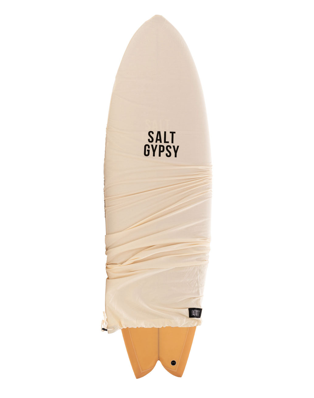 Salt Gypsy Shorebird - mustard colored twin fin surfboard